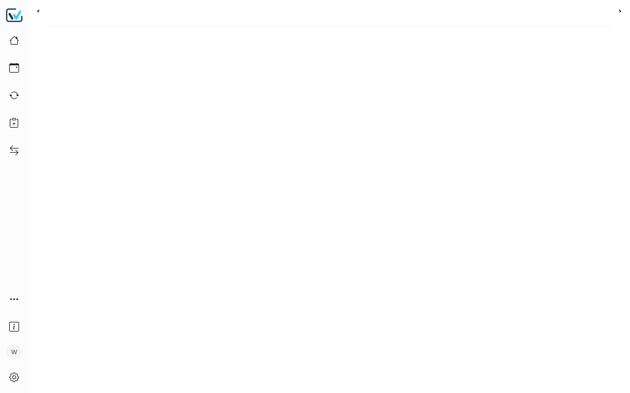 Signed-in WeekToDo sidebar with the Auth UI user avatar
